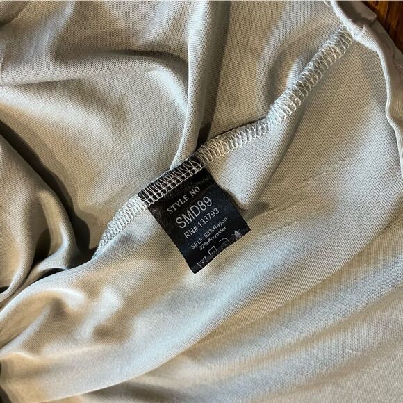 Pol Ombré Gray Tiered Dress Sundress - Picture 7 of 8